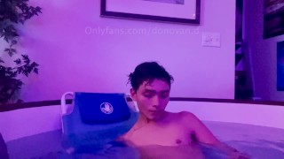 Donovan’s Hot tub session