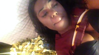 Pussy Play after Cheer Practice