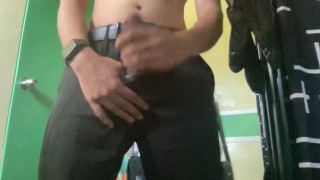 DORM SERIES 11: BEEN HORNY DURING CLASSES, JERKED OFF RIGHT AFTER