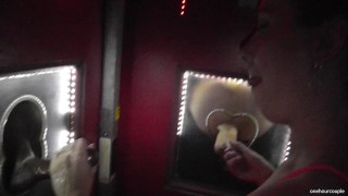 INTERRACIAL GLORYHOLE SUCKING SIX DIFFERENT COCKS!