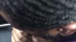 Car head in publix parking lot