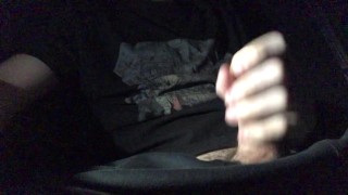 hot boy jerk off in car