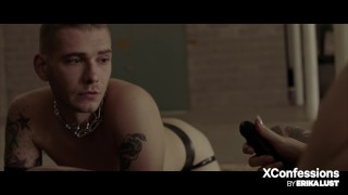 Kinky animal role play with puppy hood and wagging tail – Faithful Dog on XConfessions by Erika Lust